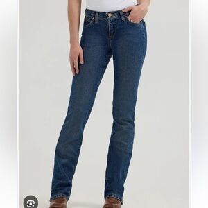Wrangler Ultimate Riding Women's Blue Boot Cut Jeans